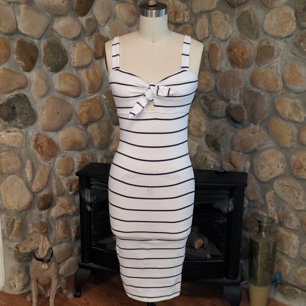 Striped Bodycon Dress
